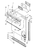 Refrigerator exterior door panel