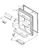Refrigerator interior door panel