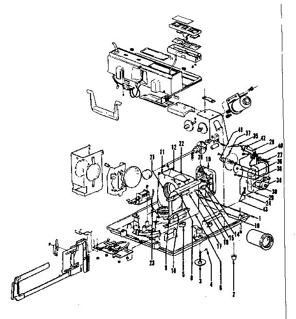 BLOWER, APERTURE AND CYCLE MECHANISM