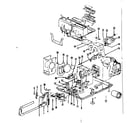 Sears RF-53 transport, index gear and lens glide assemblies diagram