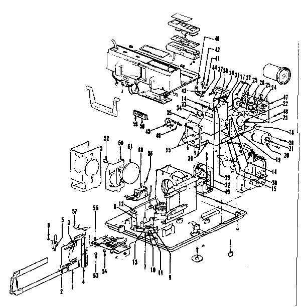 TRANSPORT, INDEX GEAR AND AUTOFOCUS ASSEMBLIES