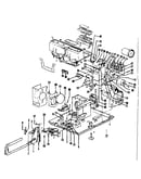 Transport, index gear and autofocus assemblies