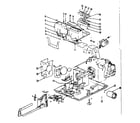 Sears M-33 tray channel and remote control assemblies diagram