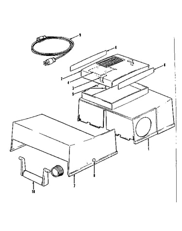 Housing and tray cover assemblies