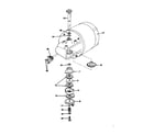 Craftsman 13966300 motor drive assembly diagram