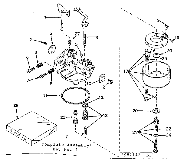 Carburetor no. 631251a