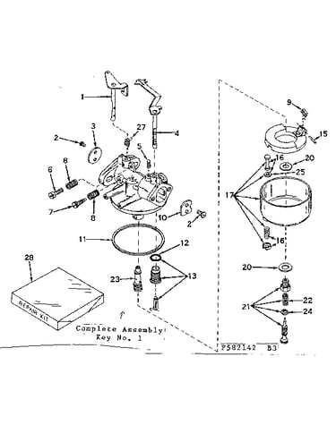 Carburetor no. 631251a