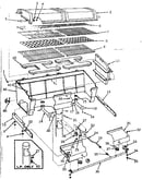 Grill and burner section