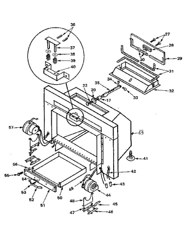 Fireplace combustion chamber