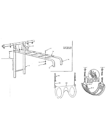 Trapeze and swing assembly