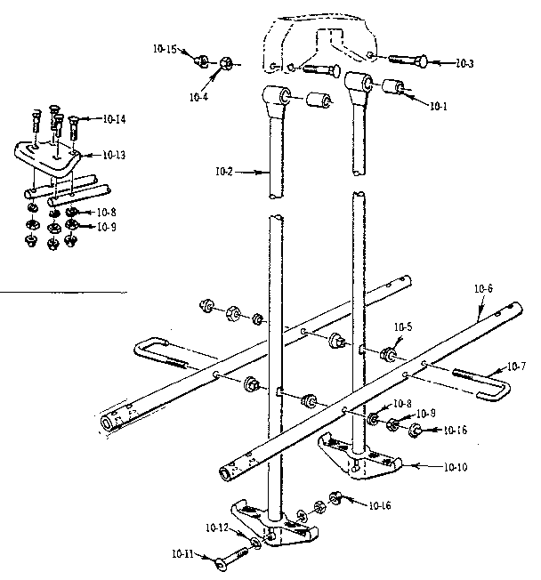 Glide ride assembly no. 10-a