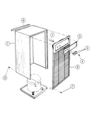 Cabinet and front panel