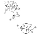 Kenmore 253858250 control and motor diagram