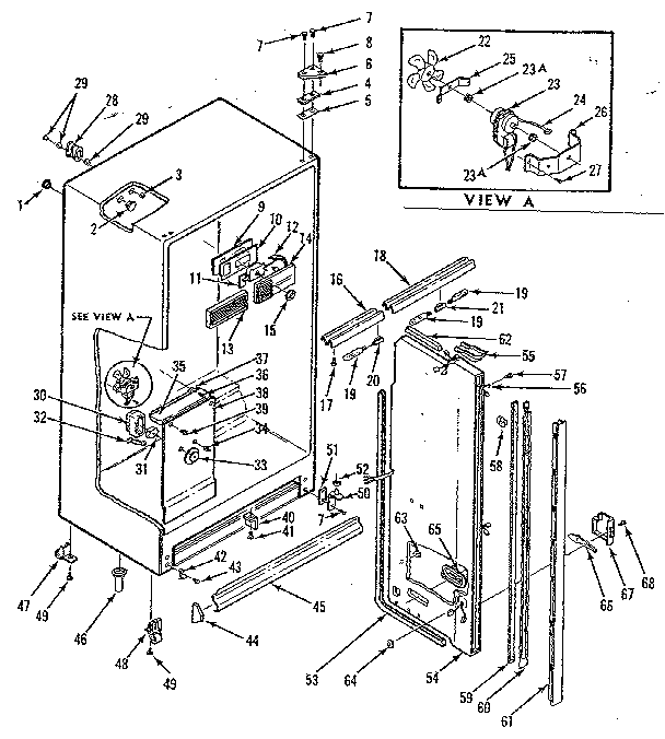 Cabinet - air handling parts