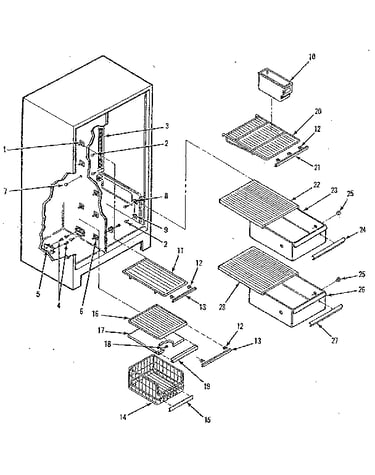 Shelf parts