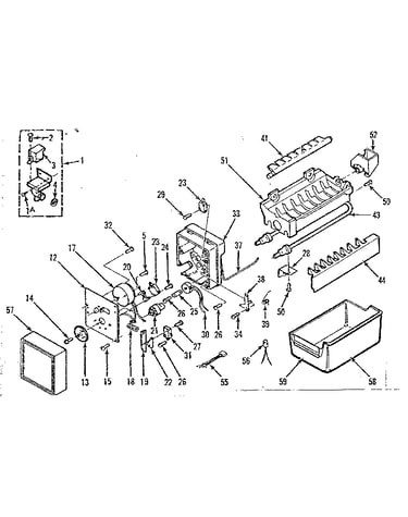 Ice maker assembly 1229602