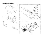 Kenmore 2335607511 blower assembly diagram