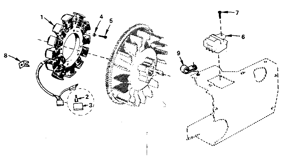 Flywheel alternator - 15 ampere
