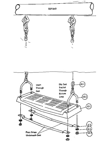 Swing hardware assembly #97200