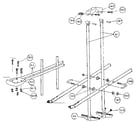 Sears 51272048-80 b-glide ride assembly #94206 diagram