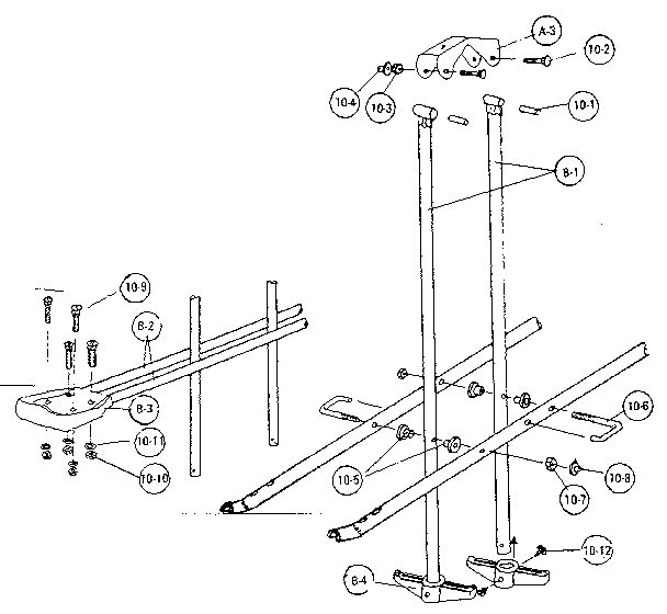 B-glide ride assembly #94206