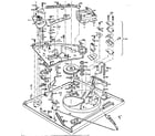 LXI 40091822800 record changer (bottom view) diagram