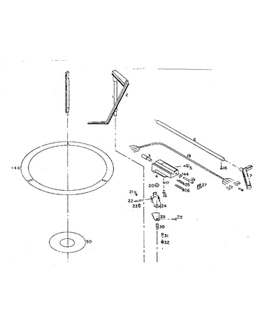 Record changer (top view)