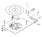 LXI 40091822800 record changer (top view) diagram