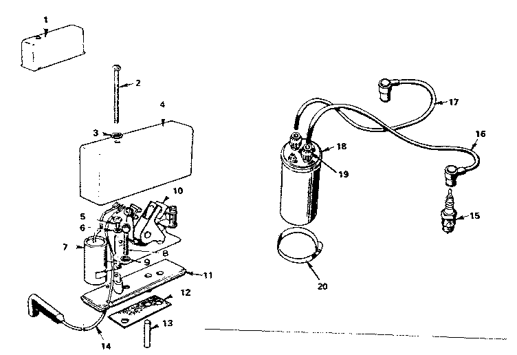 Ignition group (for model bg-ms/3344a only)