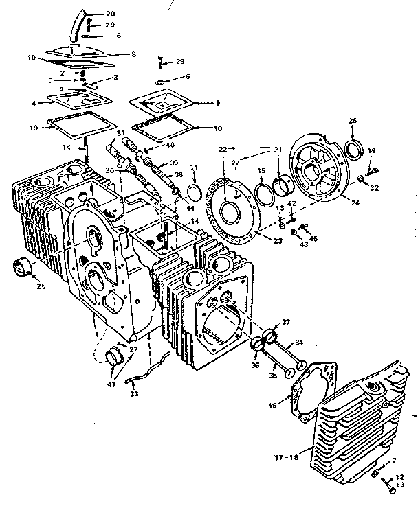 CYLINDER BLOCK GROUP (FOR MODEL BF-MS/3265F ONLY)