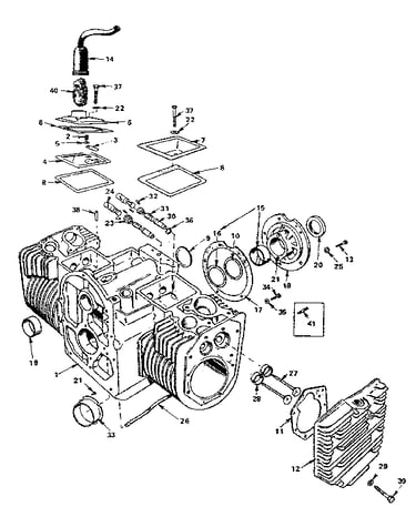 Cylinder block group (for model bg-ms/3344a only)