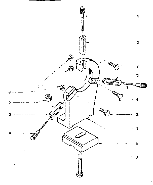 Clamping plate assembly