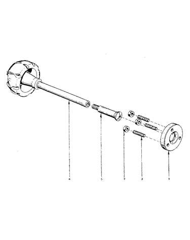 Draw bar assembly