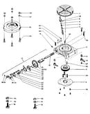 Table, backplate, and worm shaft assembly