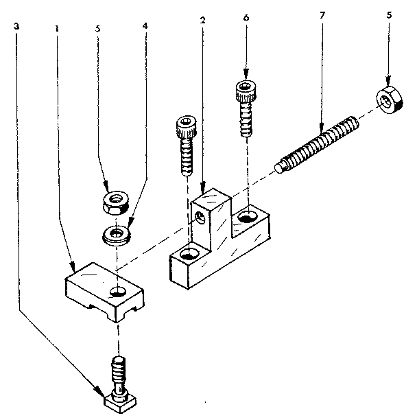 Stop block assembly