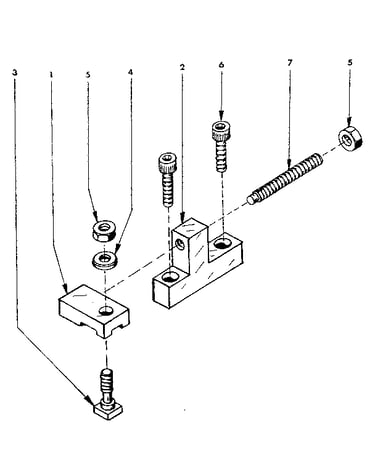 Stop block assembly