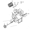 Kenmore 86776374 h-q blower assembly diagram