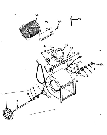 H-q blower assembly