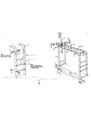Top bar assembly no. 17, overhead rail assembly no. 14