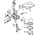 Tecumseh 670-83A carburetor diagram