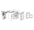 Kenmore 64473762 cabinet parts diagram