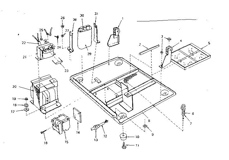 Oven base assembly
