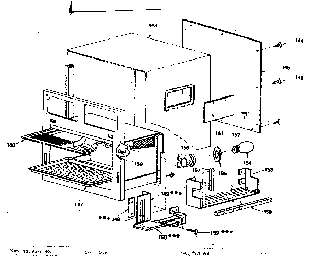 Oven right side view