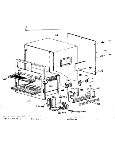 Oven right side view