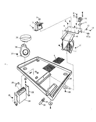 Oven base assembly