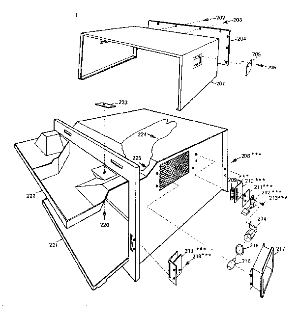 OVEN RIGHT SIDE VIEW