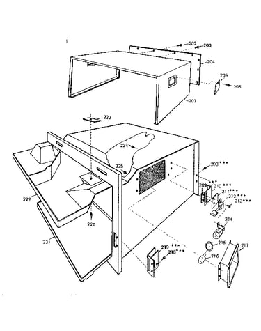 Oven right side view