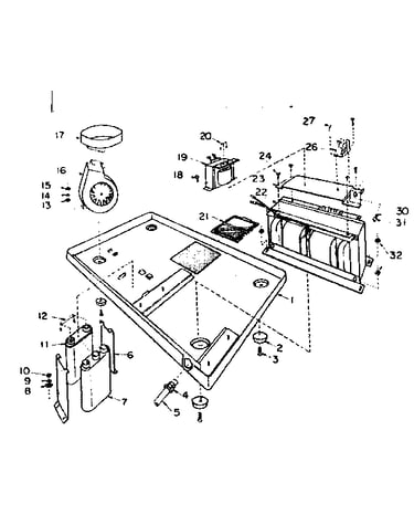 Oven base assembly