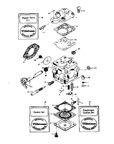 Model xx carburetor no. 34067