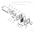 Kenmore 583406132 motor package assembly diagram